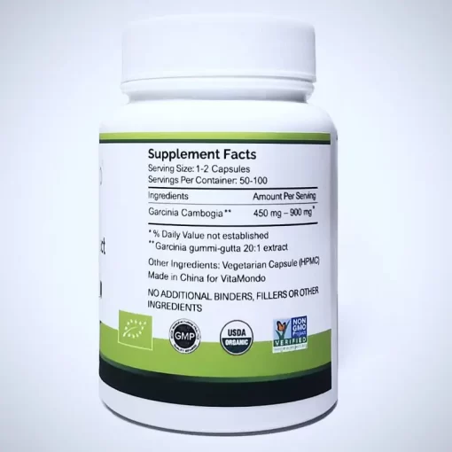 Organic Garcinia Cambogia 500mg * 100 Caps – Metabolic & Wellness Support - Image 4