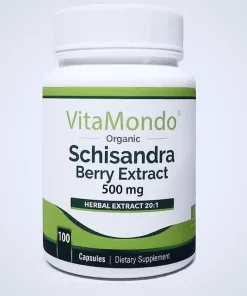 Organic Schisandra Berry Supplement Capsules